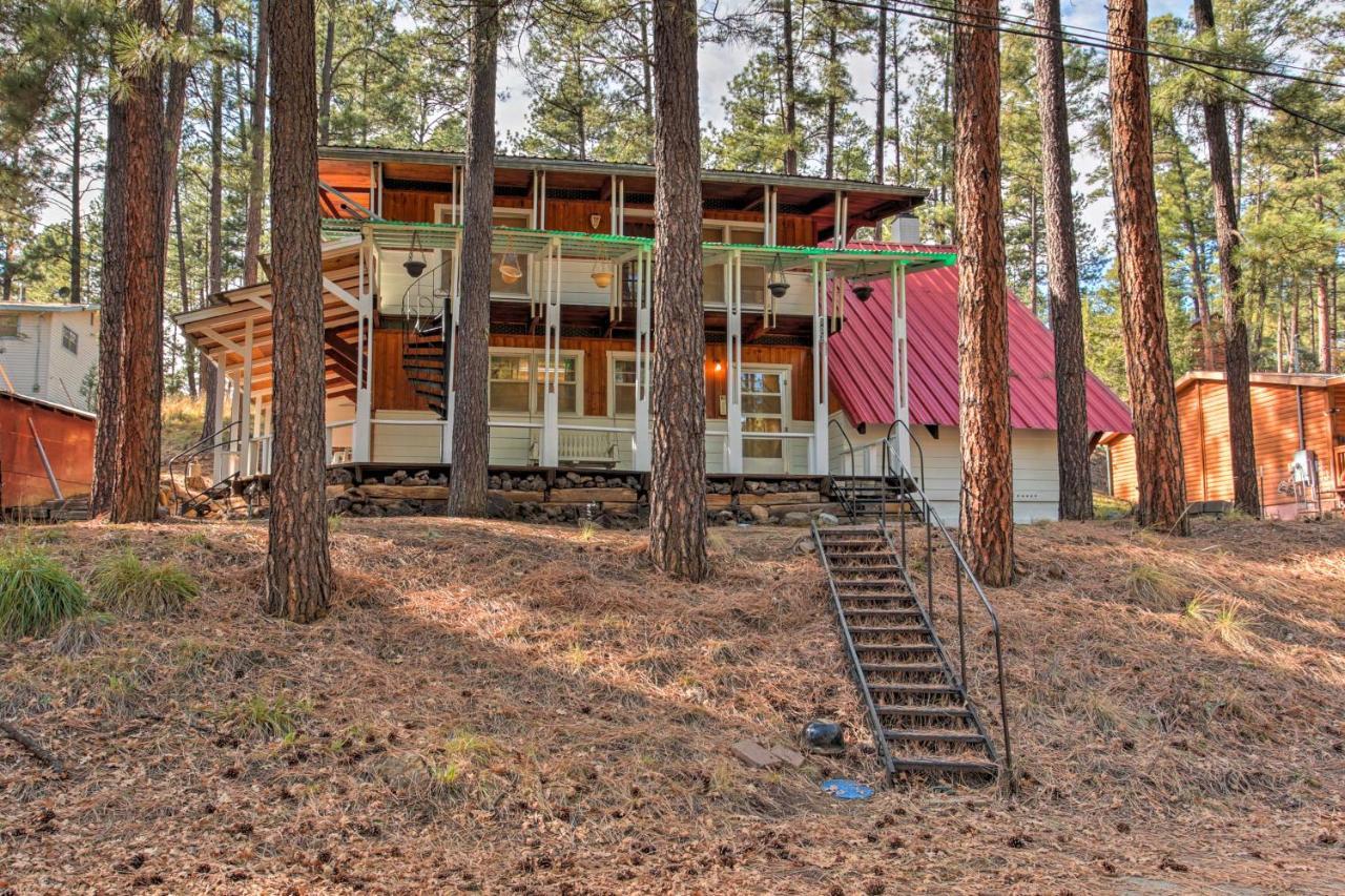Ruidoso Cabin With Forest Views And Covered Porch Екстериор снимка
